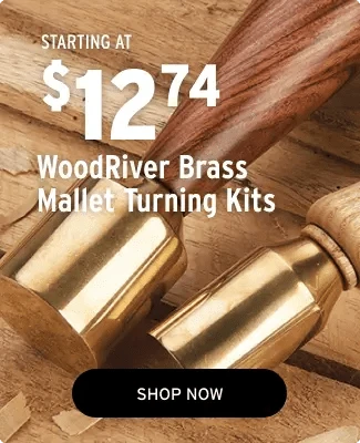 WoodRiver Bras Mallet Turning Kits